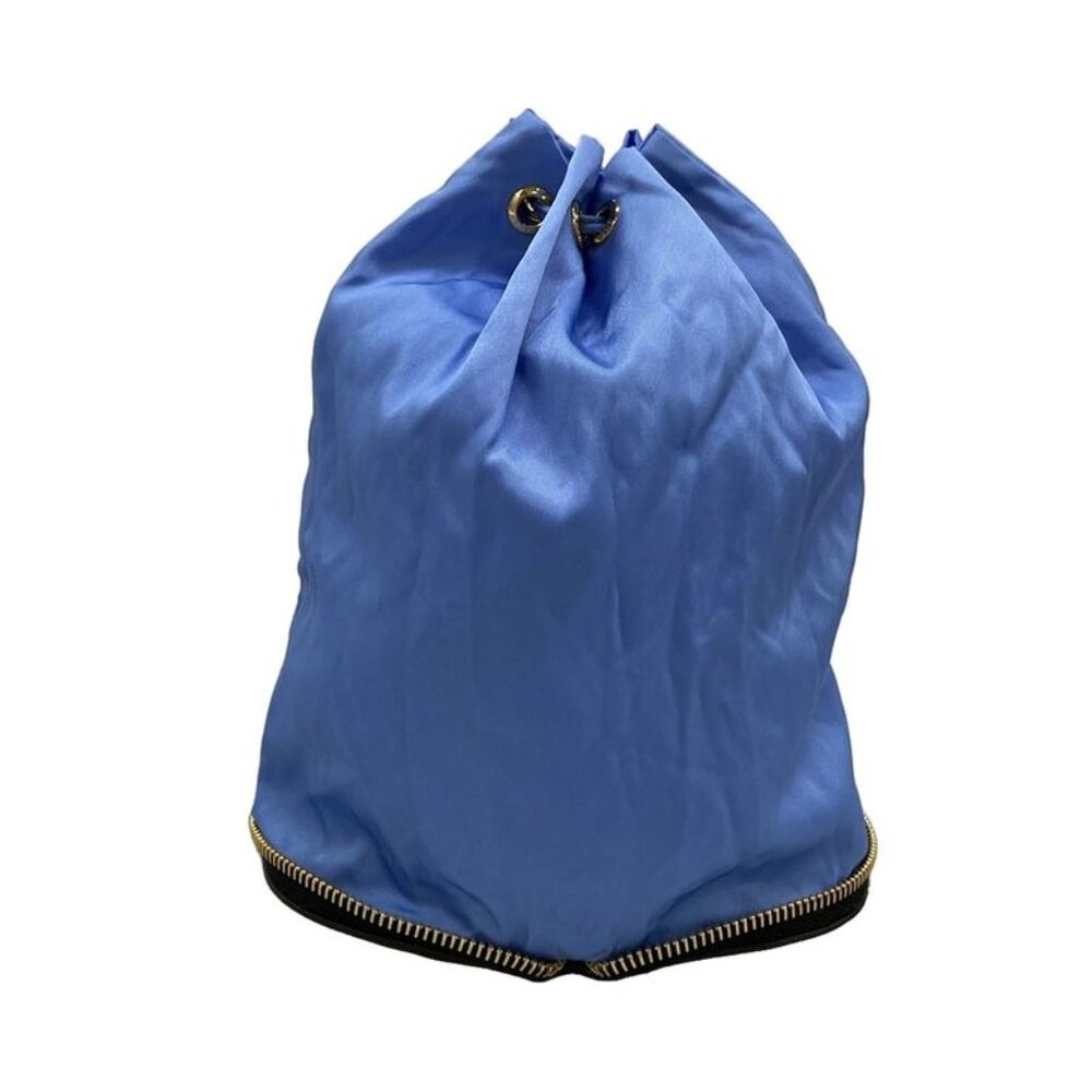 Prada Pouch Light Blue Black Drawstring Foldable … - image 8